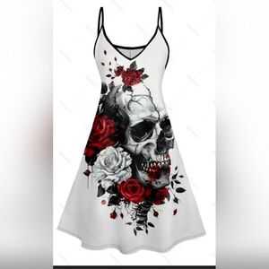 Skellington Print Dress